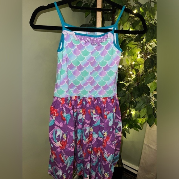 SWEET PETUNIA Girls Little Mermaid Tank Dress Size 12 - Picture 1 of 5